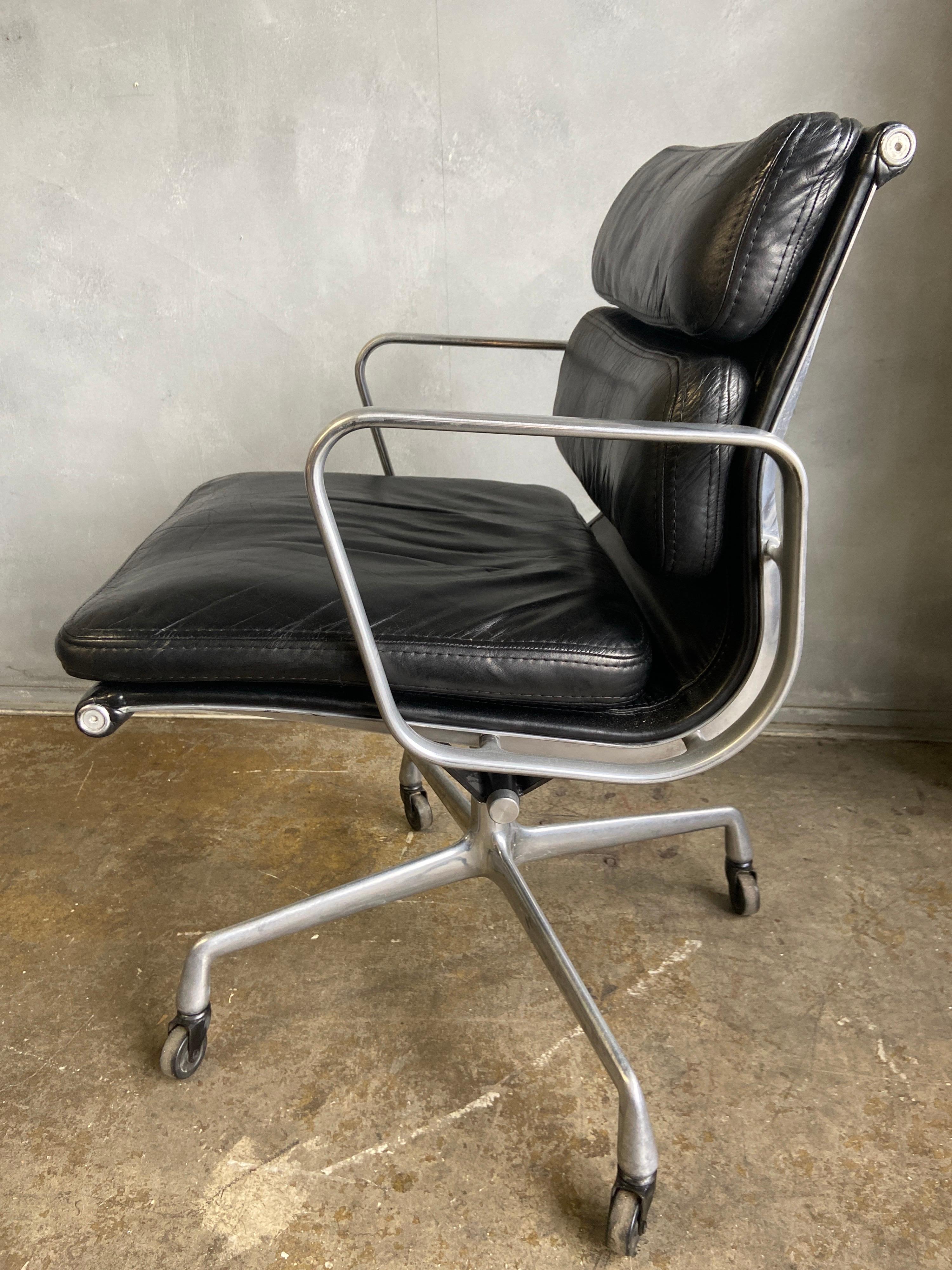 Mid-Century Modern Midcentury Soft Pad Chair by Eames for Herman Miller