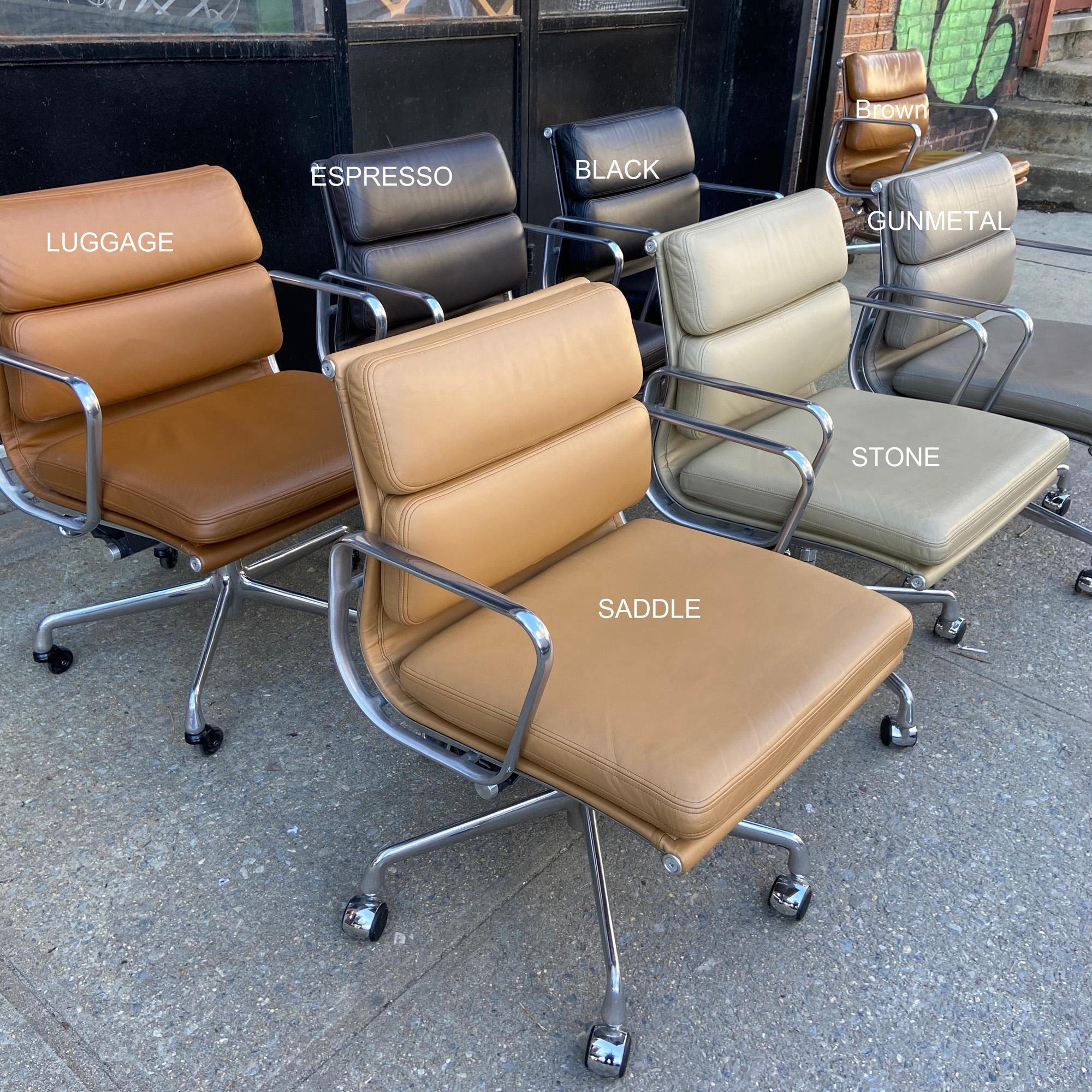 Midcentury Soft Pad Chairs by Eames for Herman Miller 4
