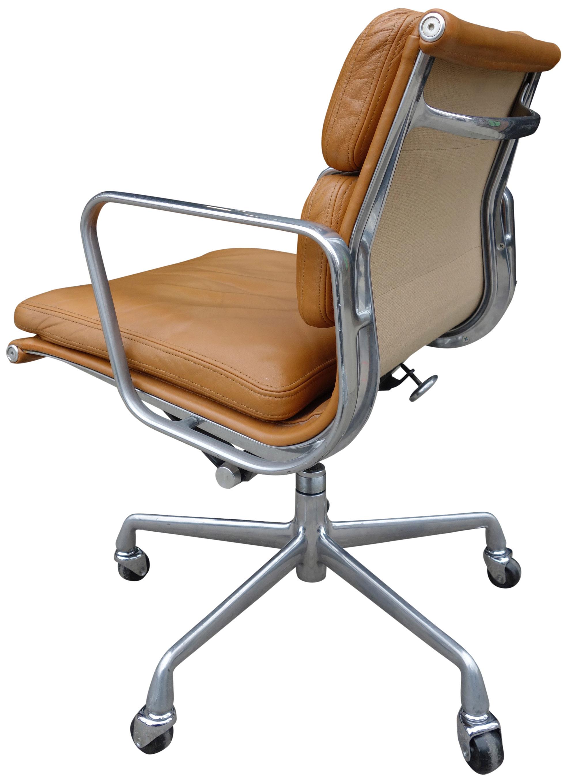 American Midcentury Soft Pad Chairs by Eames for Herman Miller