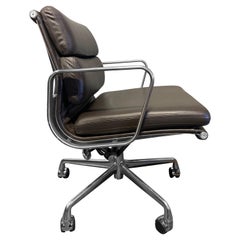 Vintage Pair of Midcentury Soft Pad Chairs by Eames for Herman Miller