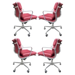 Midcentury Soft Pad Chairs by Eames for Herman Miller 'Four Available'