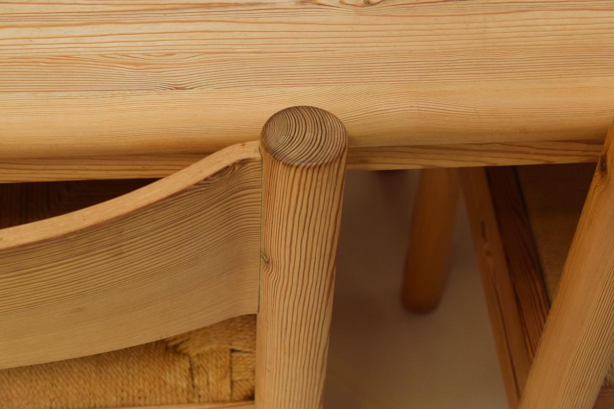 Midcentury Solid Extendable Pine Table, Rainer Daumiller for Hirtshals Savvaerk For Sale 4