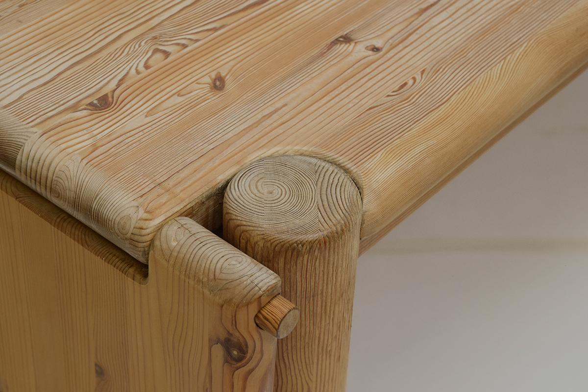 Scandinavian Modern Midcentury Solid Extendable Pine Table, Rainer Daumiller for Hirtshals Savvaerk For Sale