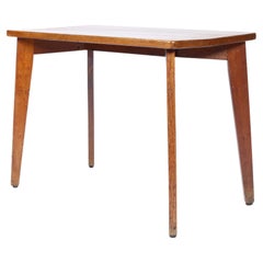 Midcentury Solid Oak French Reconstruction Era Desk 1950s