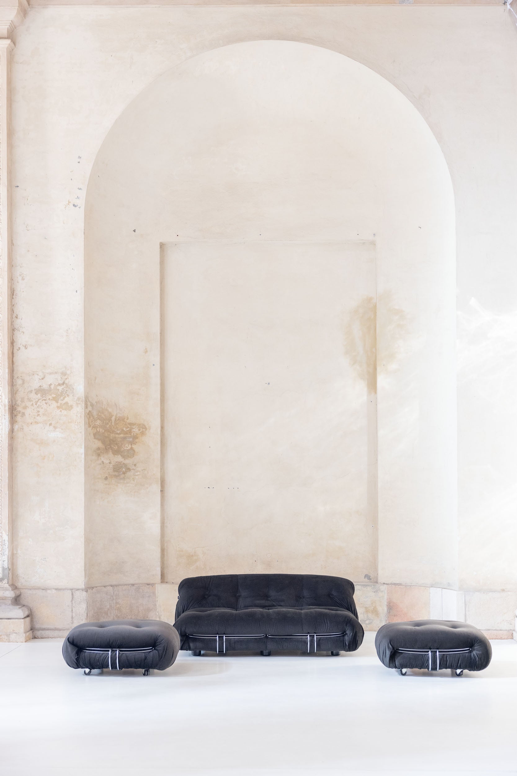 Midcentury Soriana sofa by Afra and Tobia Scarpa for Cassina, Italy 1969