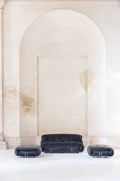 Divano Soriana di metà secolo di Afra & Tobia Scarpa per Cassina, Italia 1969