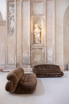Midcentury Soriana sofas by Afra 
Tobia Scarpa for Cassina, Italy 1970