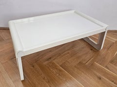 Midcentury Space Age Bed Breakfast Table Tray Guzzini, Luigi Massoni, 1970s