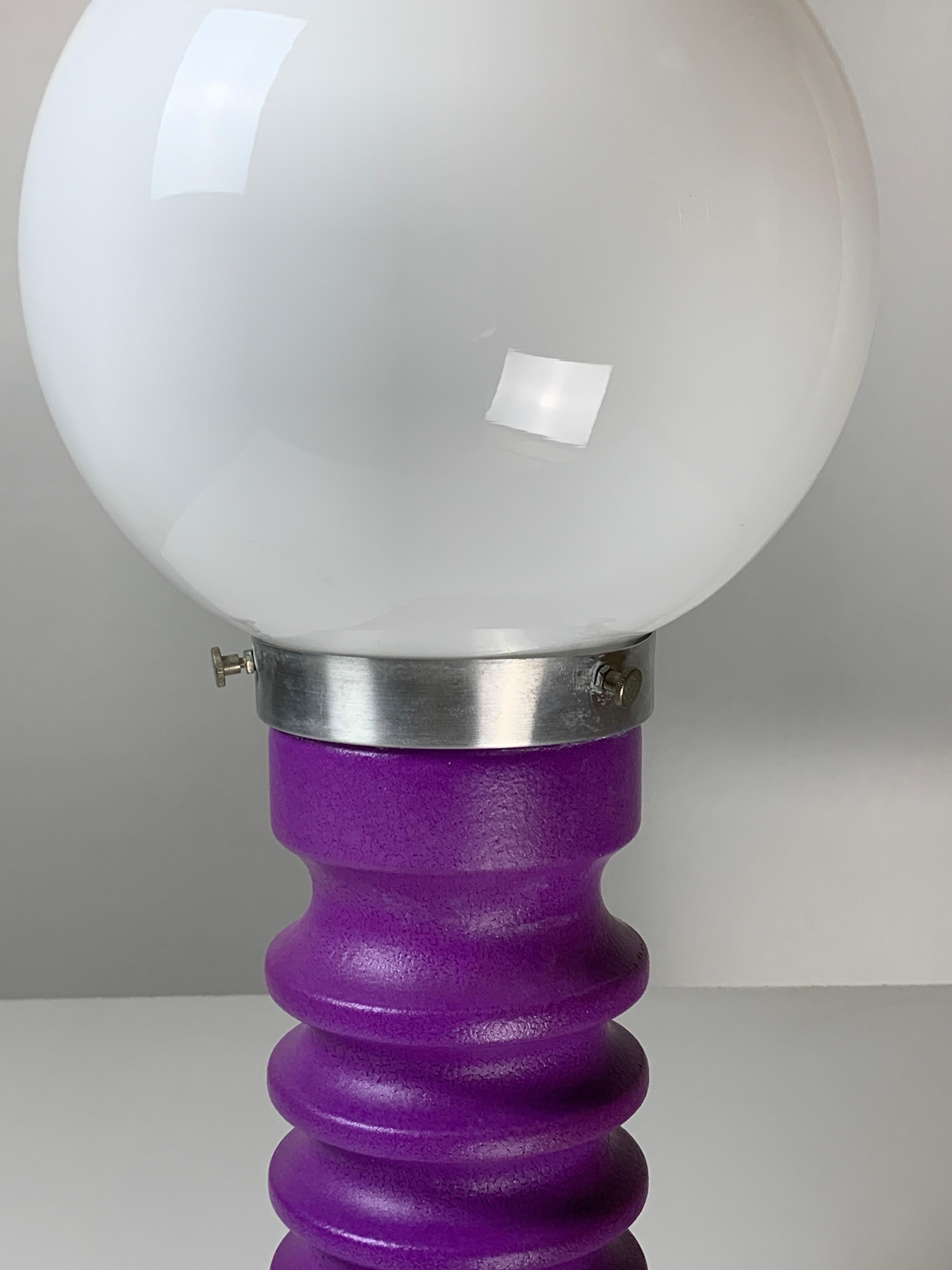 Allemand Lampe de table en céramique de l'ère spatiale du milieu du siècle dernier par Cari Zalloni pour Steuler en vente