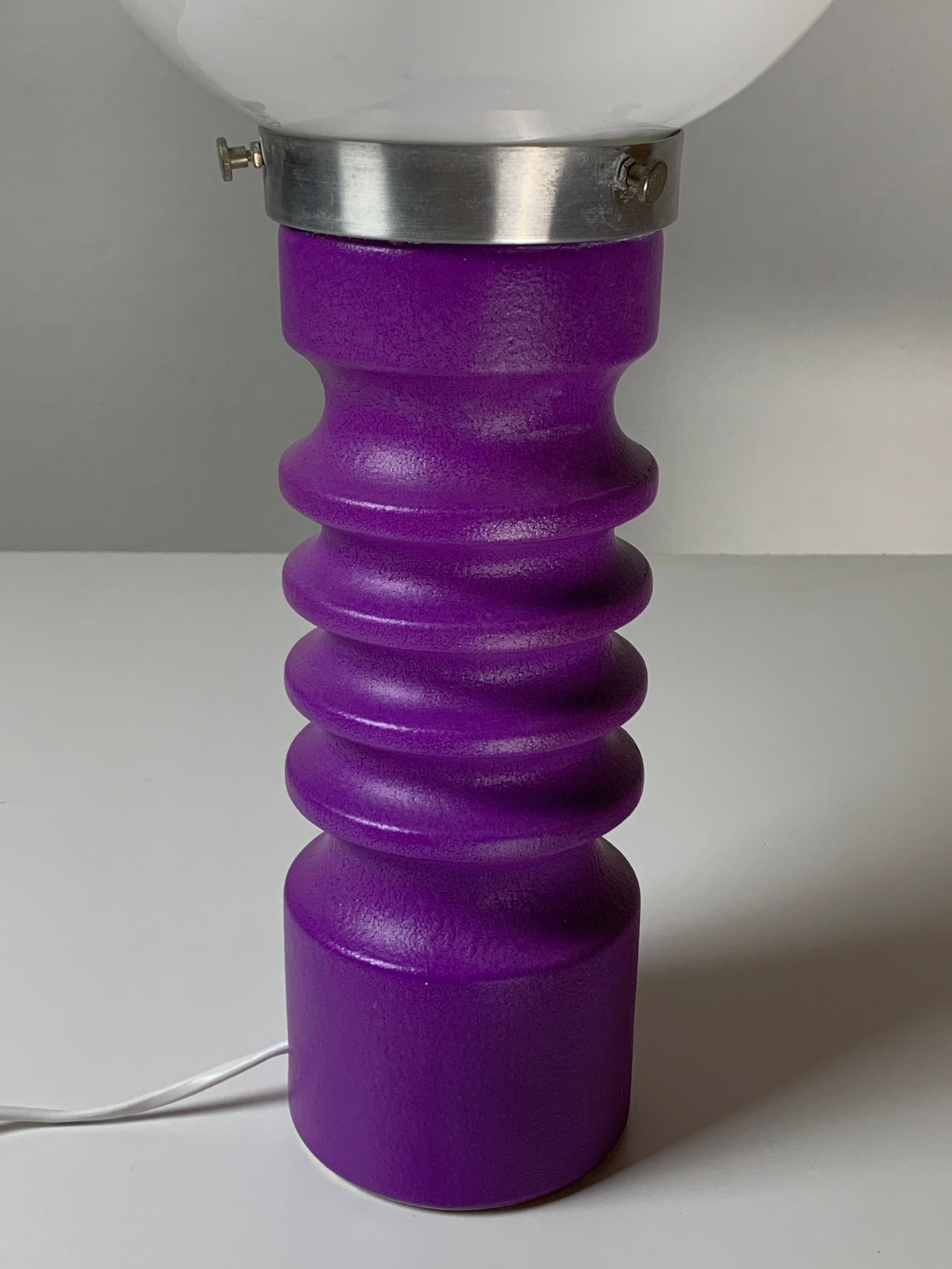 Lampe de table en céramique de l'ère spatiale du milieu du siècle dernier par Cari Zalloni pour Steuler Bon état - En vente à Zaandam, NL