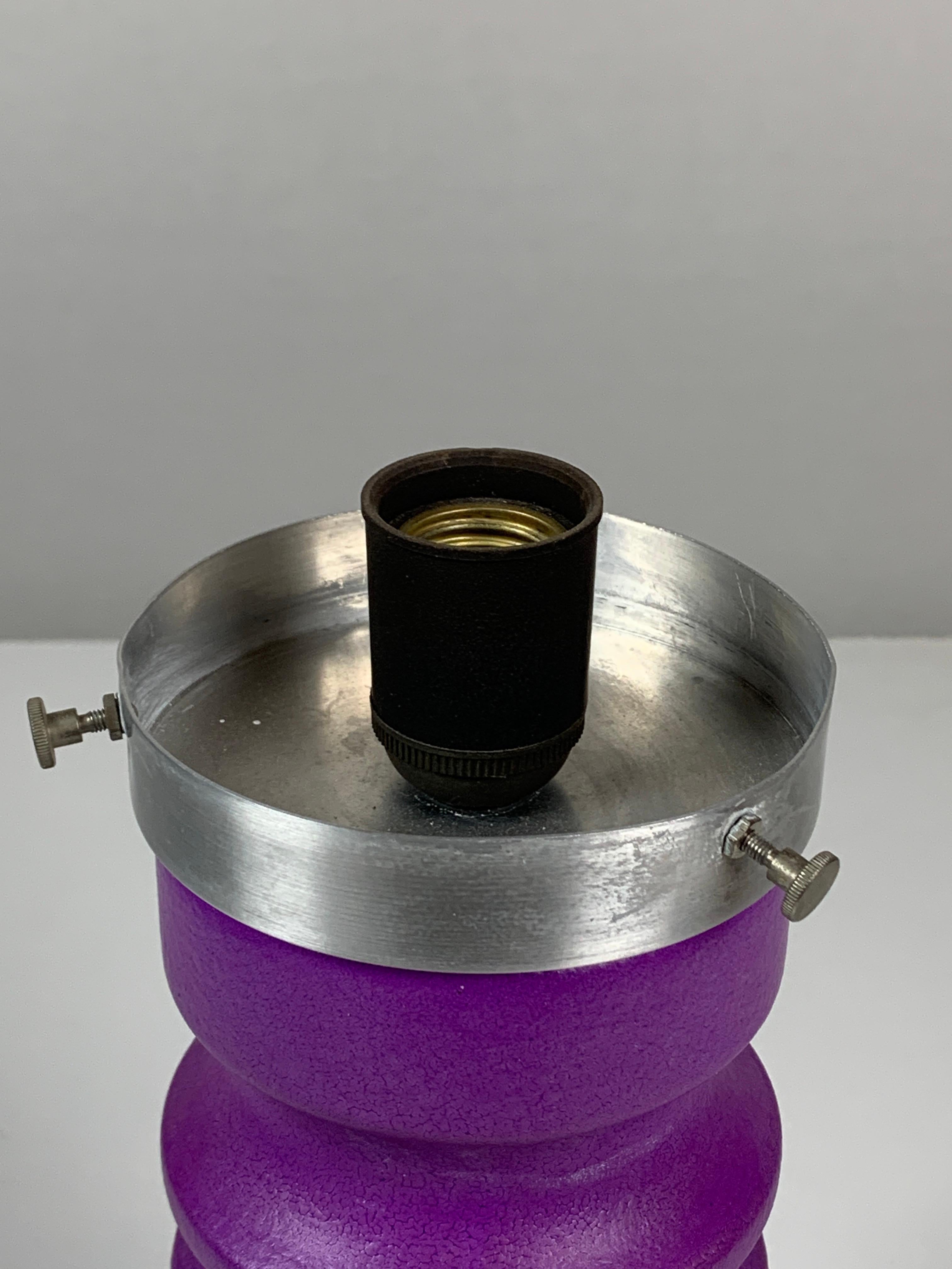 Lampe de table en céramique de l'ère spatiale du milieu du siècle dernier par Cari Zalloni pour Steuler en vente 2
