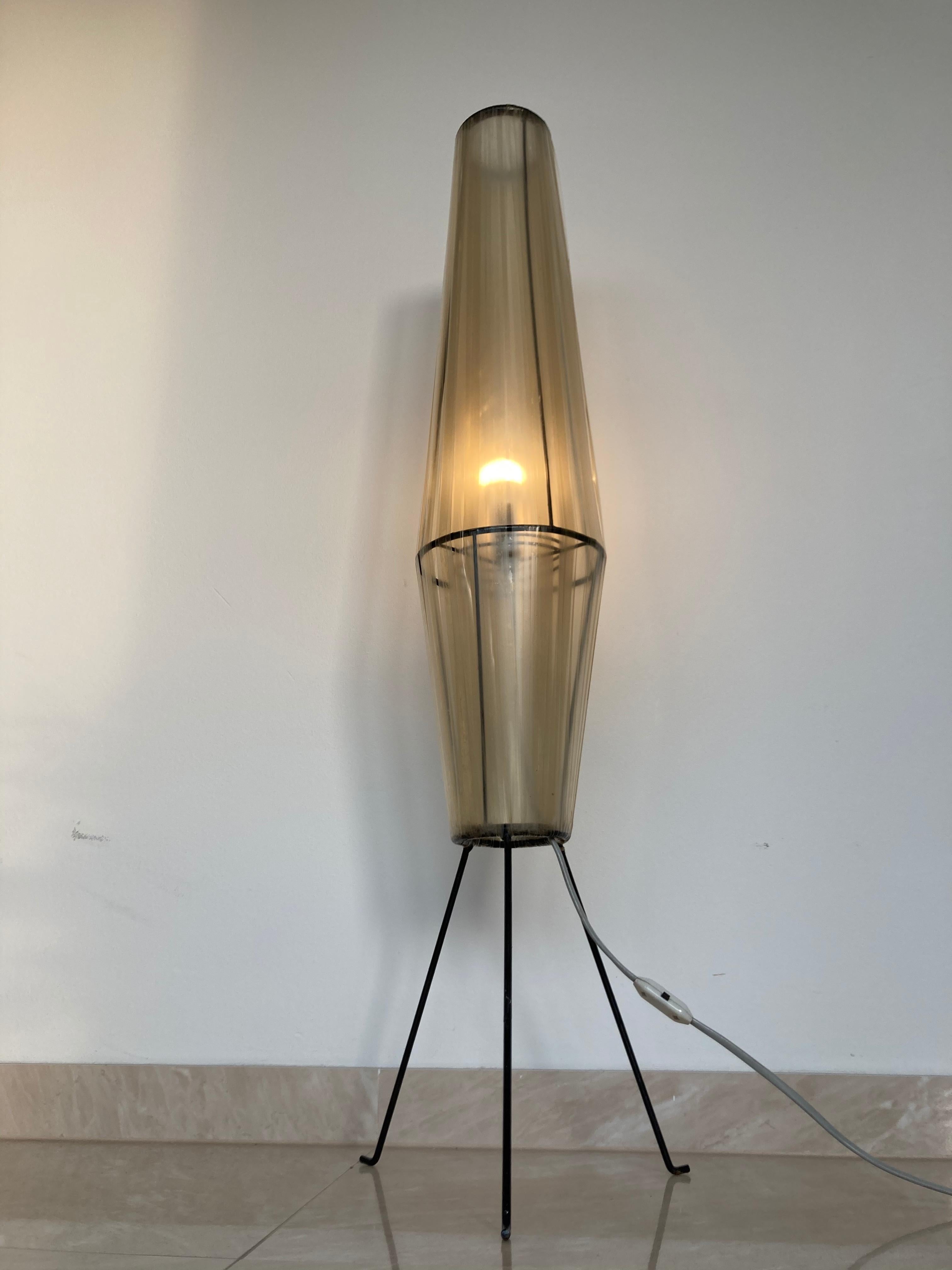 Lacquered Midcentury Space Age Floor Lamp 