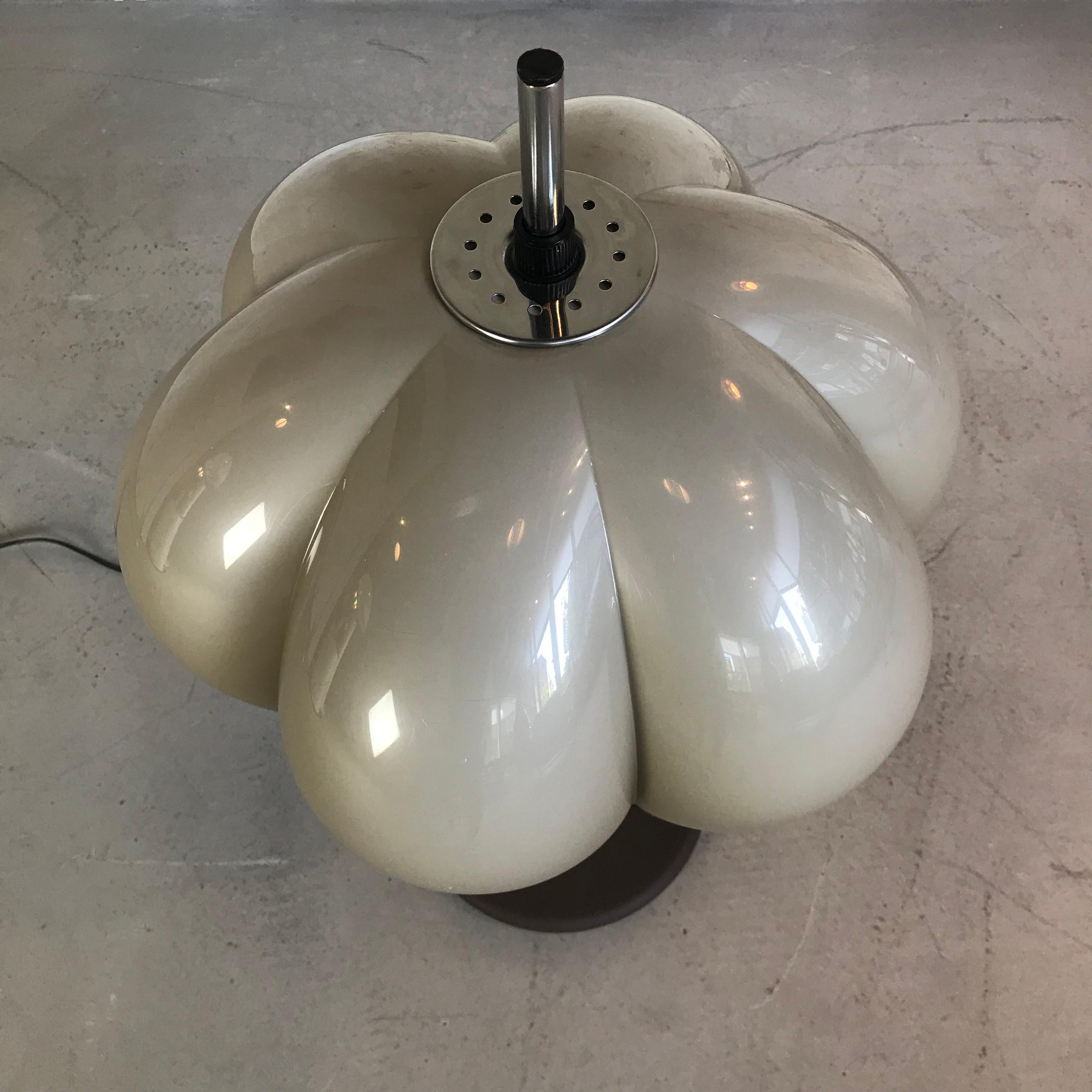 Midcentury Space Age Mushroom Table Lamp by Dijkstra, Dutch Design, 1960s In Good Condition In Enschede, NL