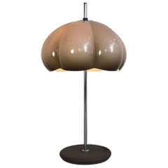 Vintage Midcentury Space Age Mushroom Table Lamp by Dijkstra, Dutch Design, 1960s