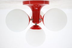 Sputnik-Deckenleuchte aus der Mitte des Jahrhunderts, Raumfahrtzeitalter, Einbaubeleuchtung, 1970er Jahre