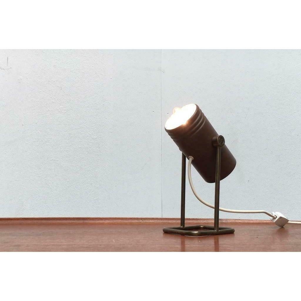 Mid-Century Modern MidCentury Space Age Table Lamp by Rolf Krüger for Heinz Neuhaus Leuchten, 1960s For Sale
