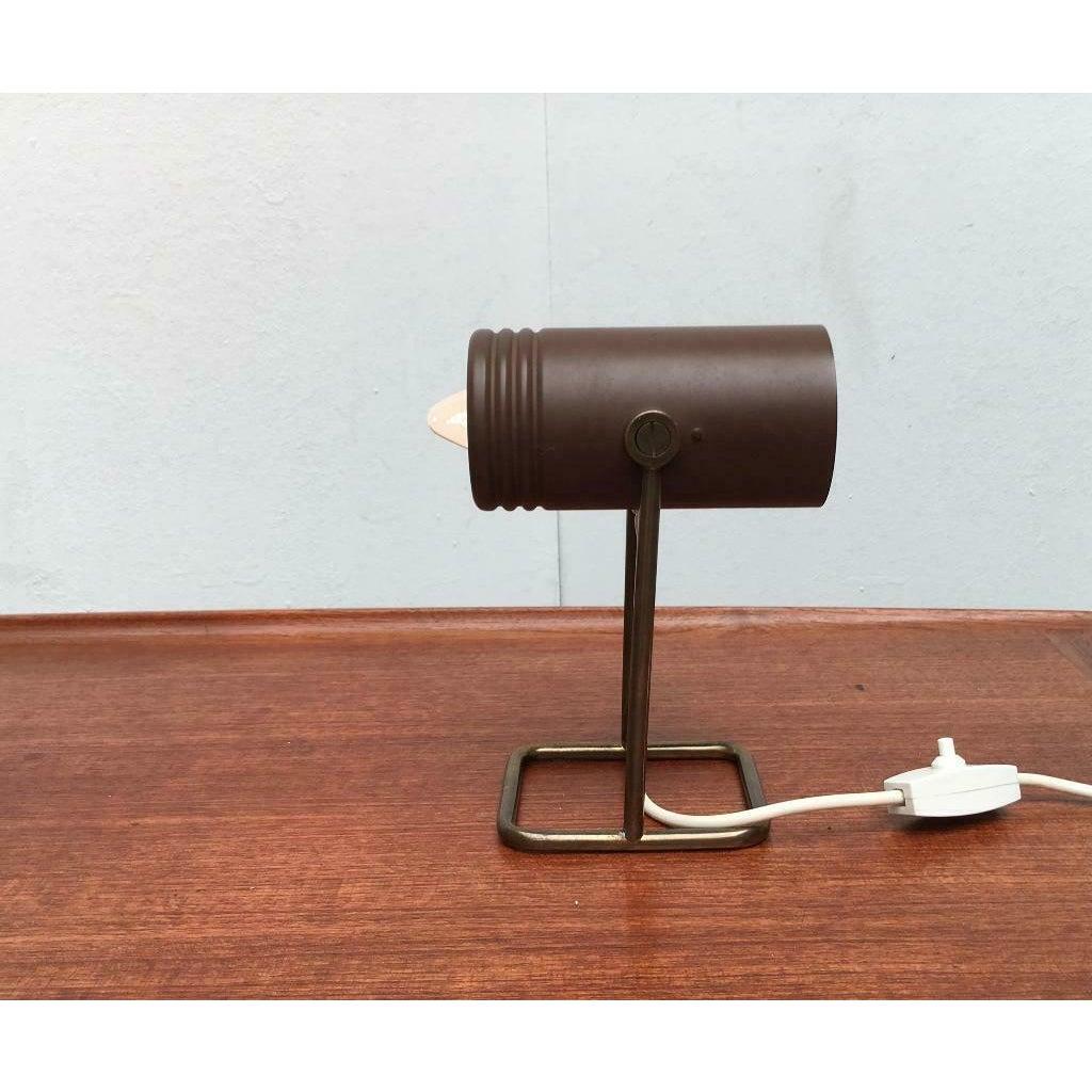 20th Century MidCentury Space Age Table Lamp by Rolf Krüger for Heinz Neuhaus Leuchten, 1960s For Sale