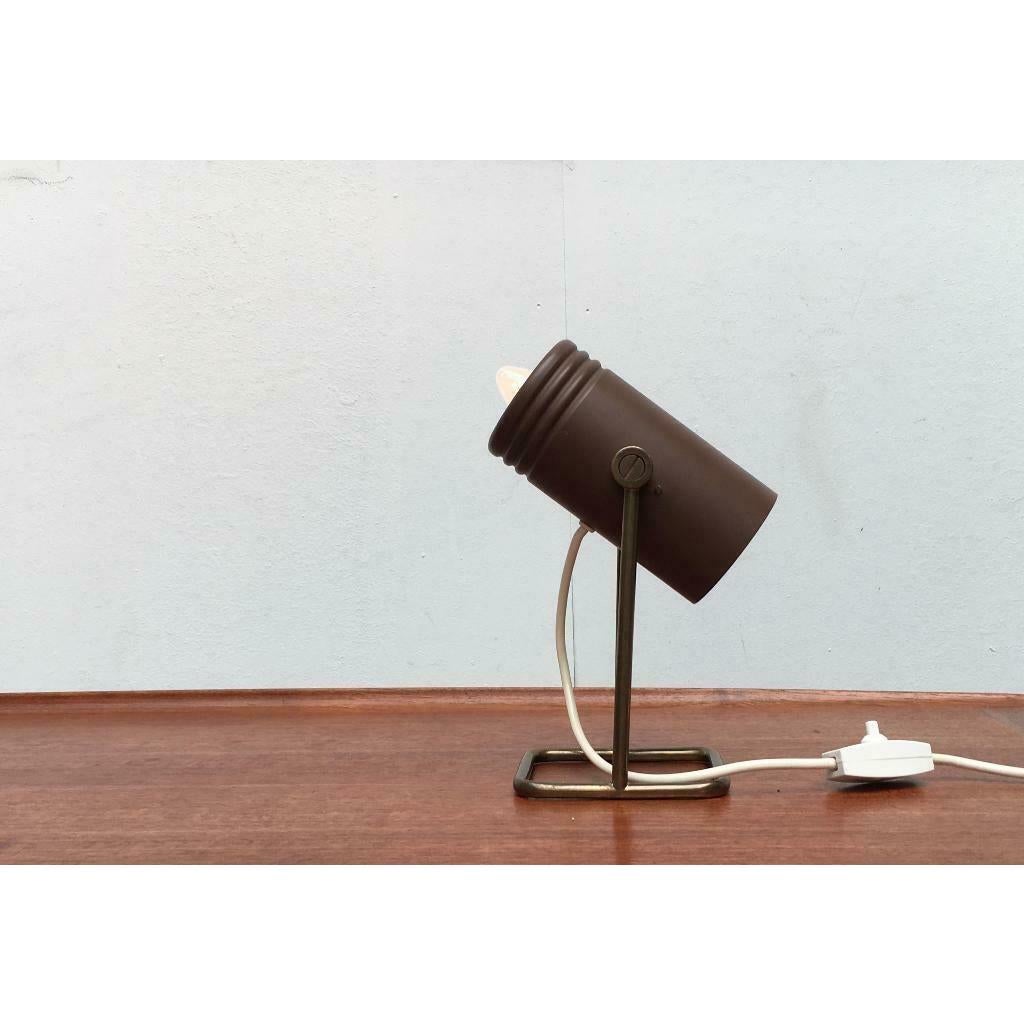 MidCentury Space Age Table Lamp by Rolf Krüger for Heinz Neuhaus Leuchten, 1960s For Sale 1