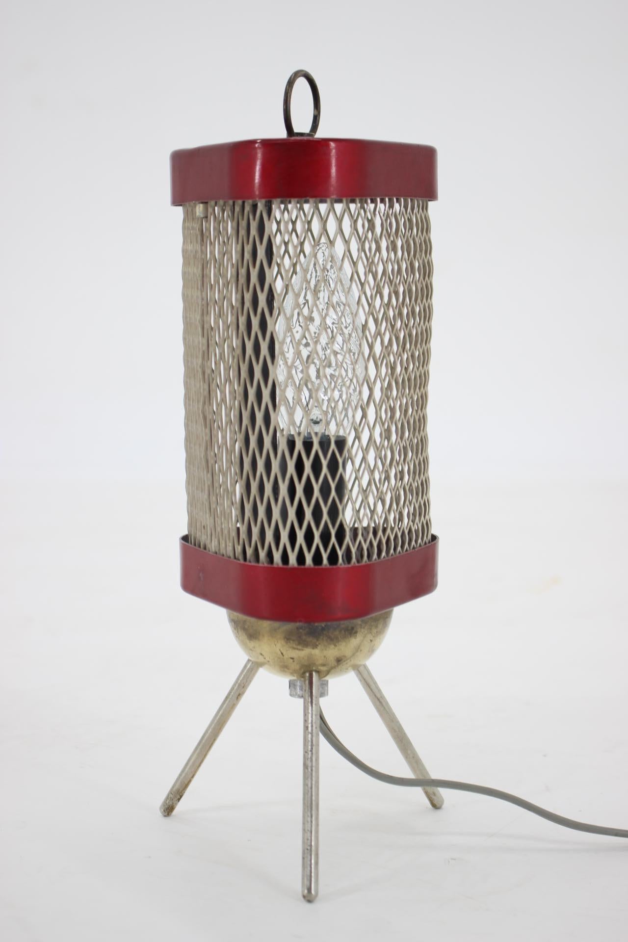 Czech Midcentury Space Age Table Lamp 
