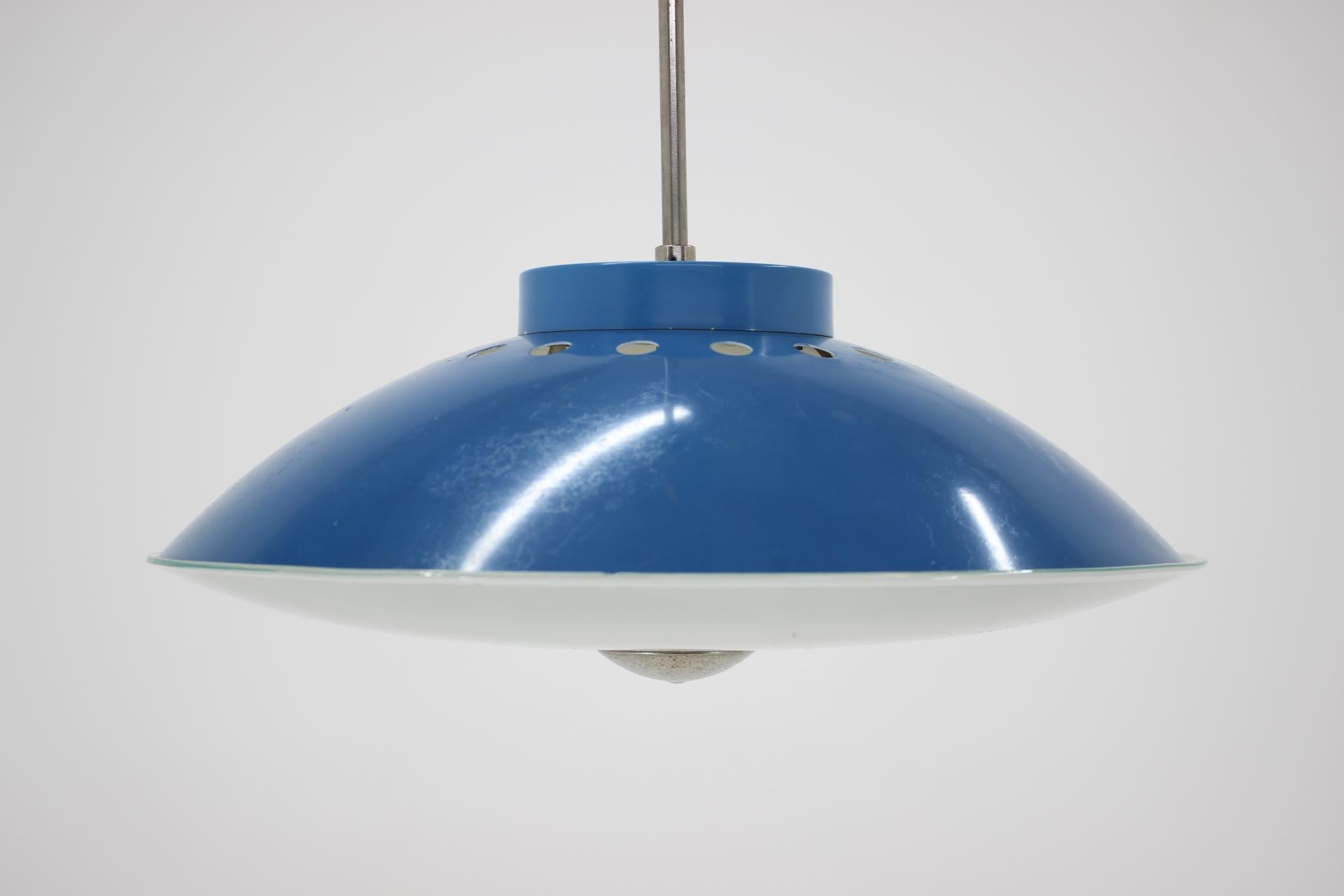 Midcentury Space Age UFO Pendant by Napako, 1970s In Good Condition In Praha, CZ