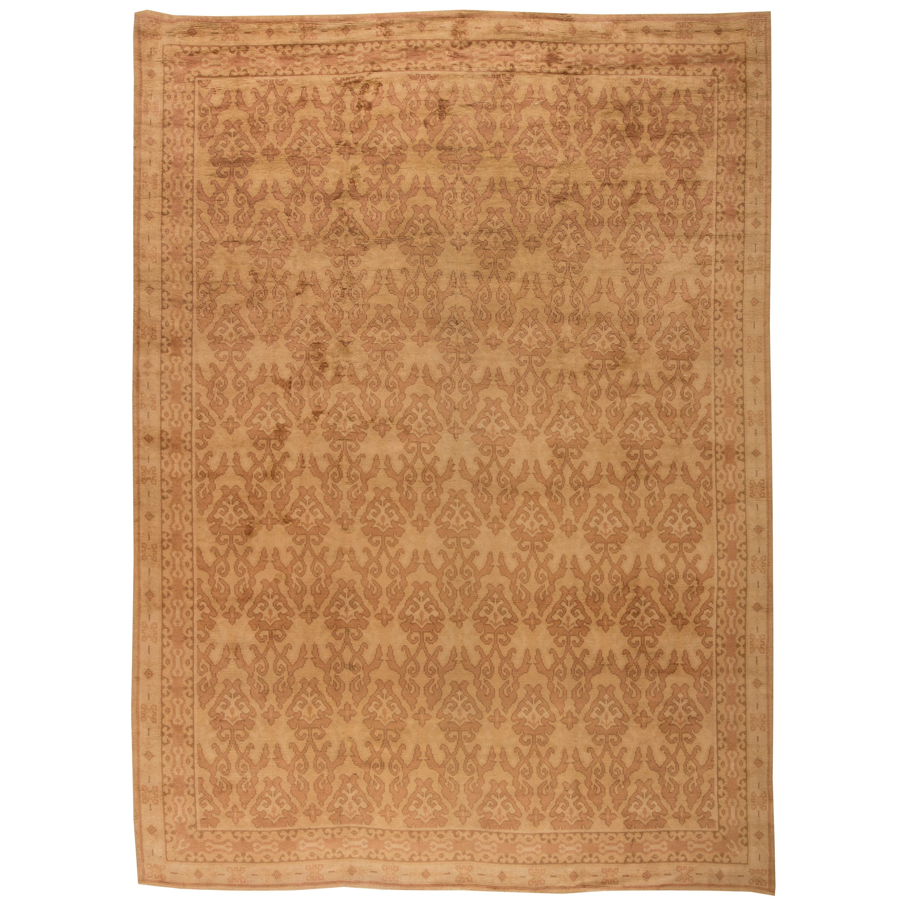 Midcentury Design Handmade Wool Rug / Carpet, 1970 For Sale at 1stDibs