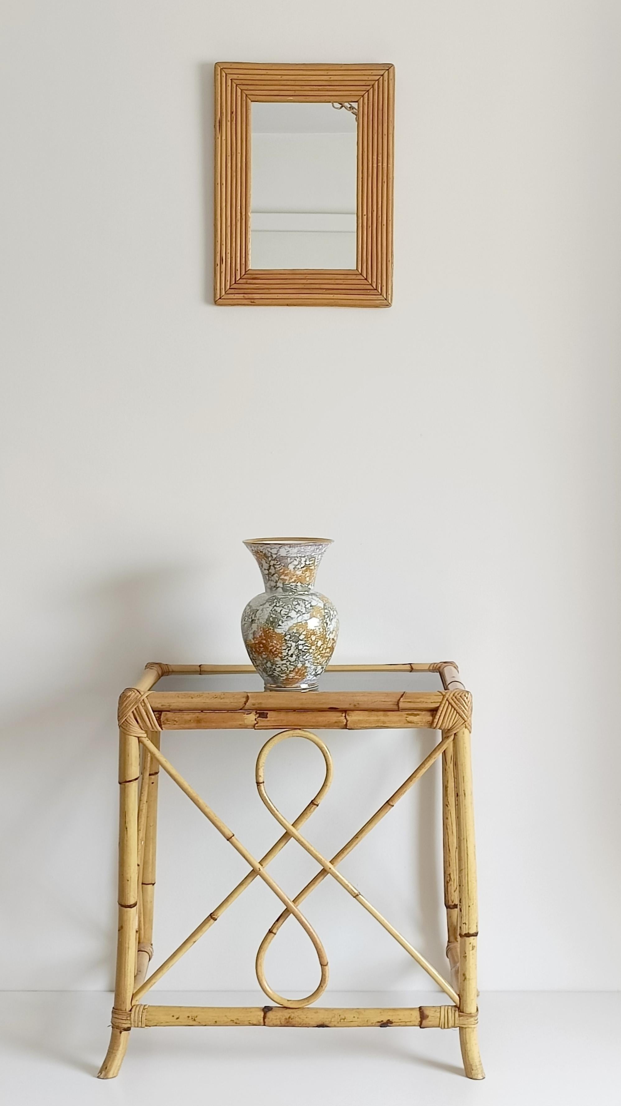 Jarrón de Porcelana Manises Española de Mediados de Siglo: Decoración jaspeada en malva, crema y gris en venta 10