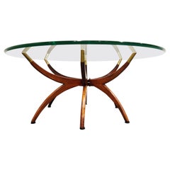 Midcentury Spider Coffee Table, 1950s