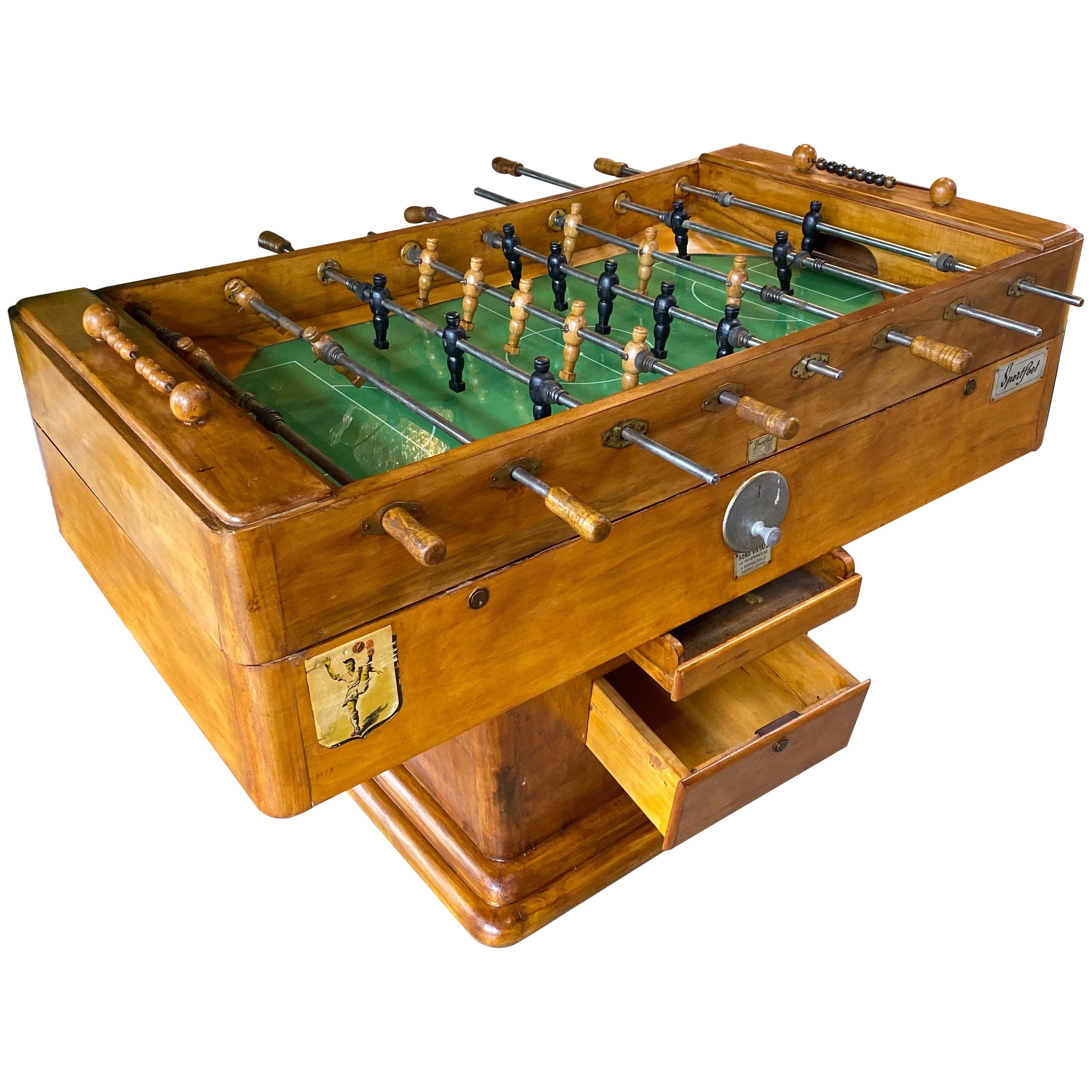 Awesome Vintage Foosball Table at 1stdibs
