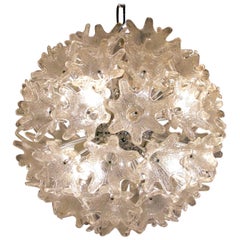 Midcentury Sputnik Chandelier by Paolo Venini for VeArt Murano, Italy