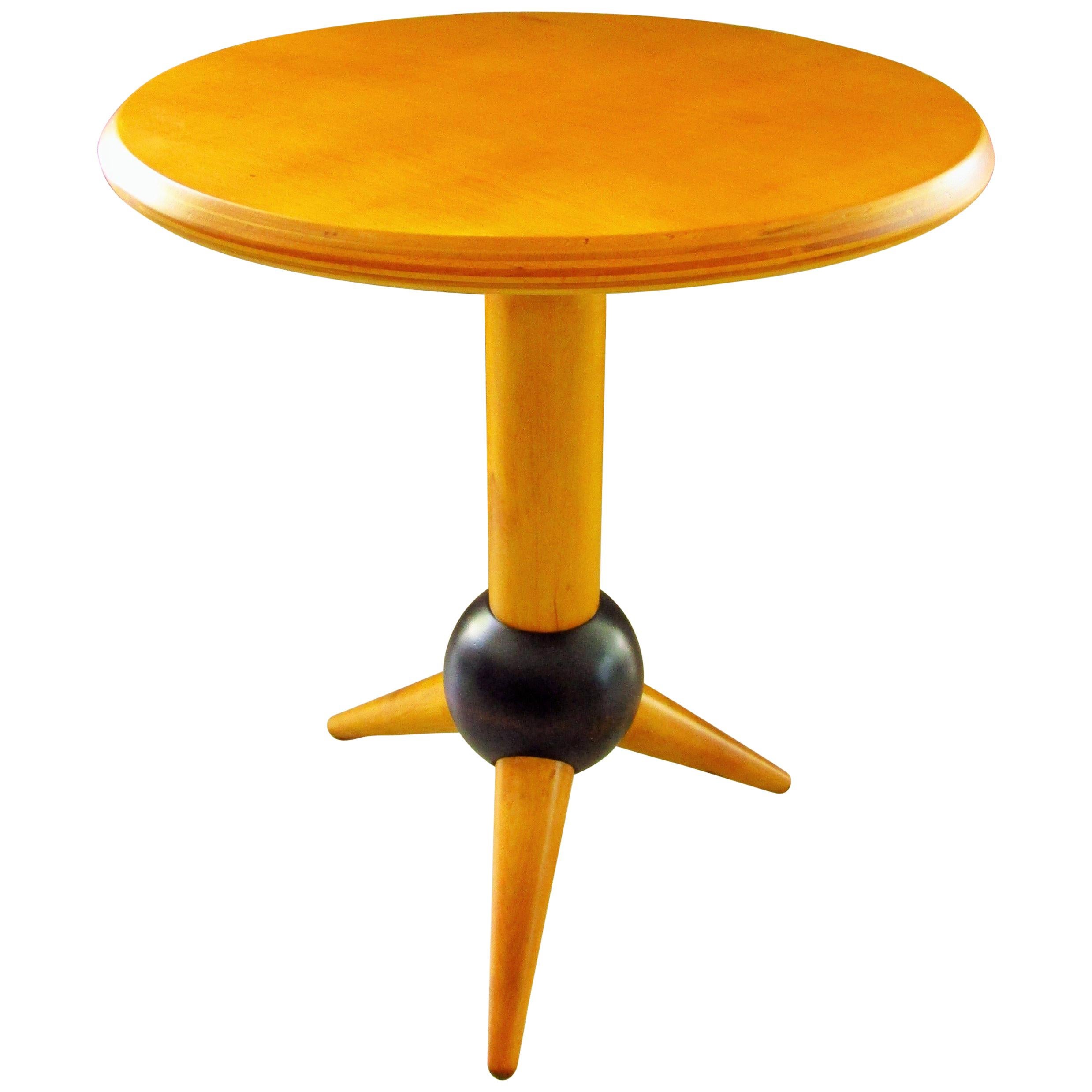 Table d'appoint spoutnik du milieu du siècle dernier, France, années 1960