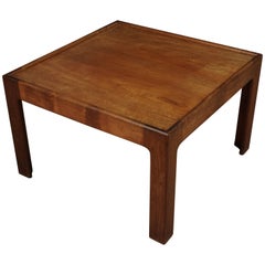 Midcentury Square Coffee Table in Teak, from Denmark, circa 1960