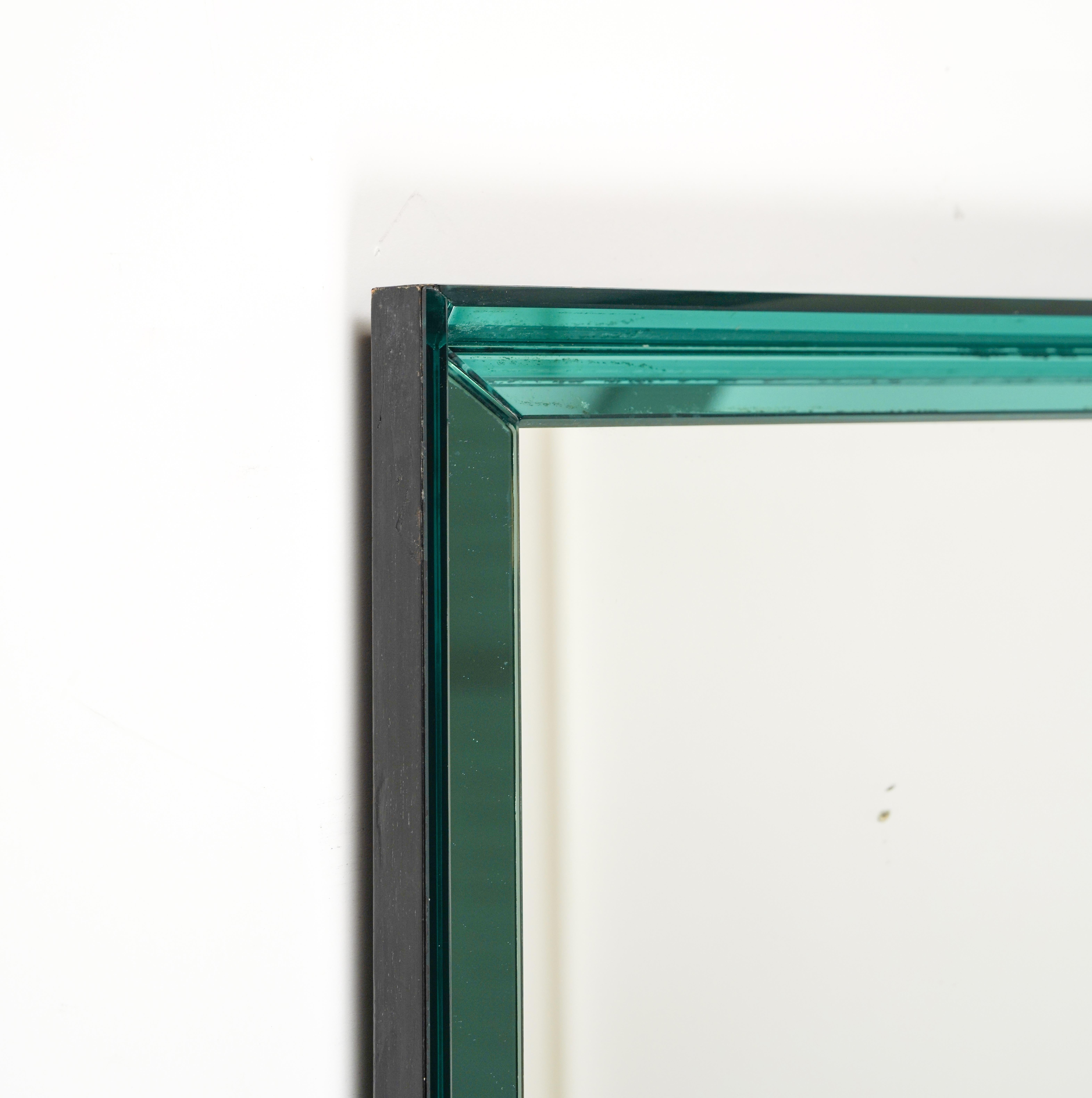 Midcentury Squared Wall Mirror by Max Ingrand for Fontana Arte, Italy 1960s For Sale 4