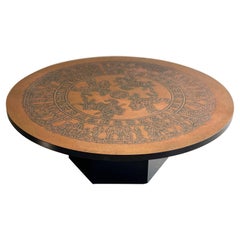 Cocktail Tables in rame stampato del Medioevo, VAD Trevarefabrikk, Norvegia 1960 circa