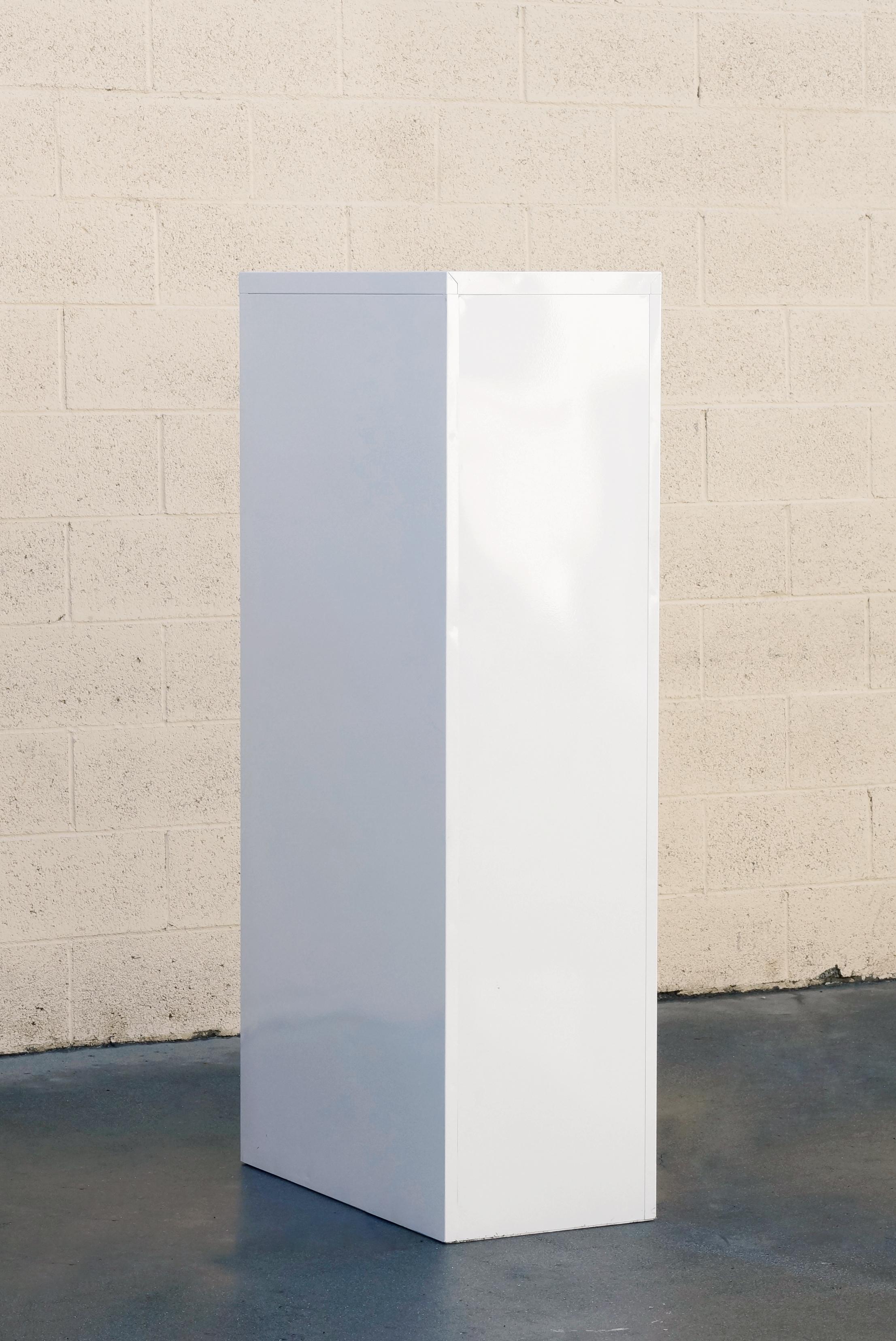 white file cabinets