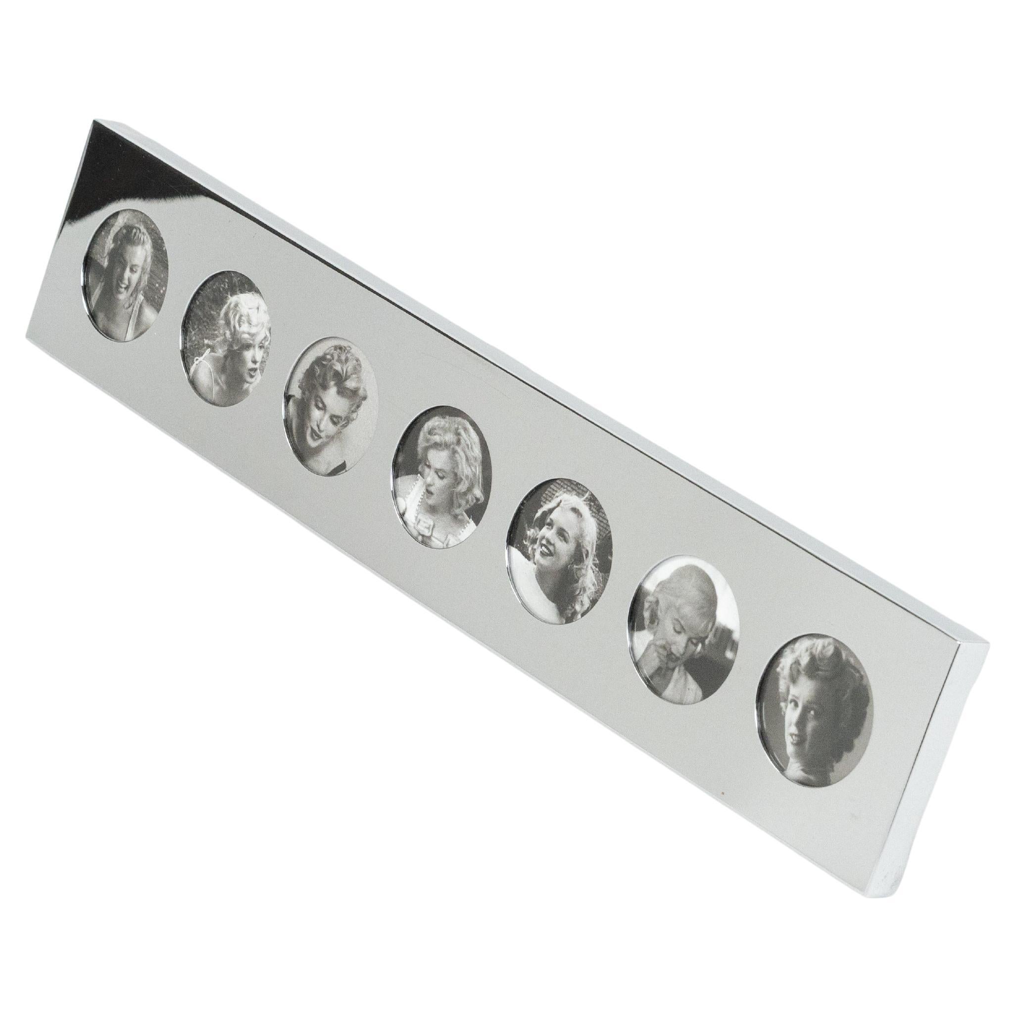 Midcentury Steel Picture Frame by Felice Antonio Botta, Italy 1970s For Sale