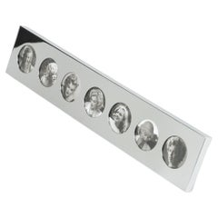 Midcentury Steel Picture Frame by Felice Antonio Botta, Italy 1970s