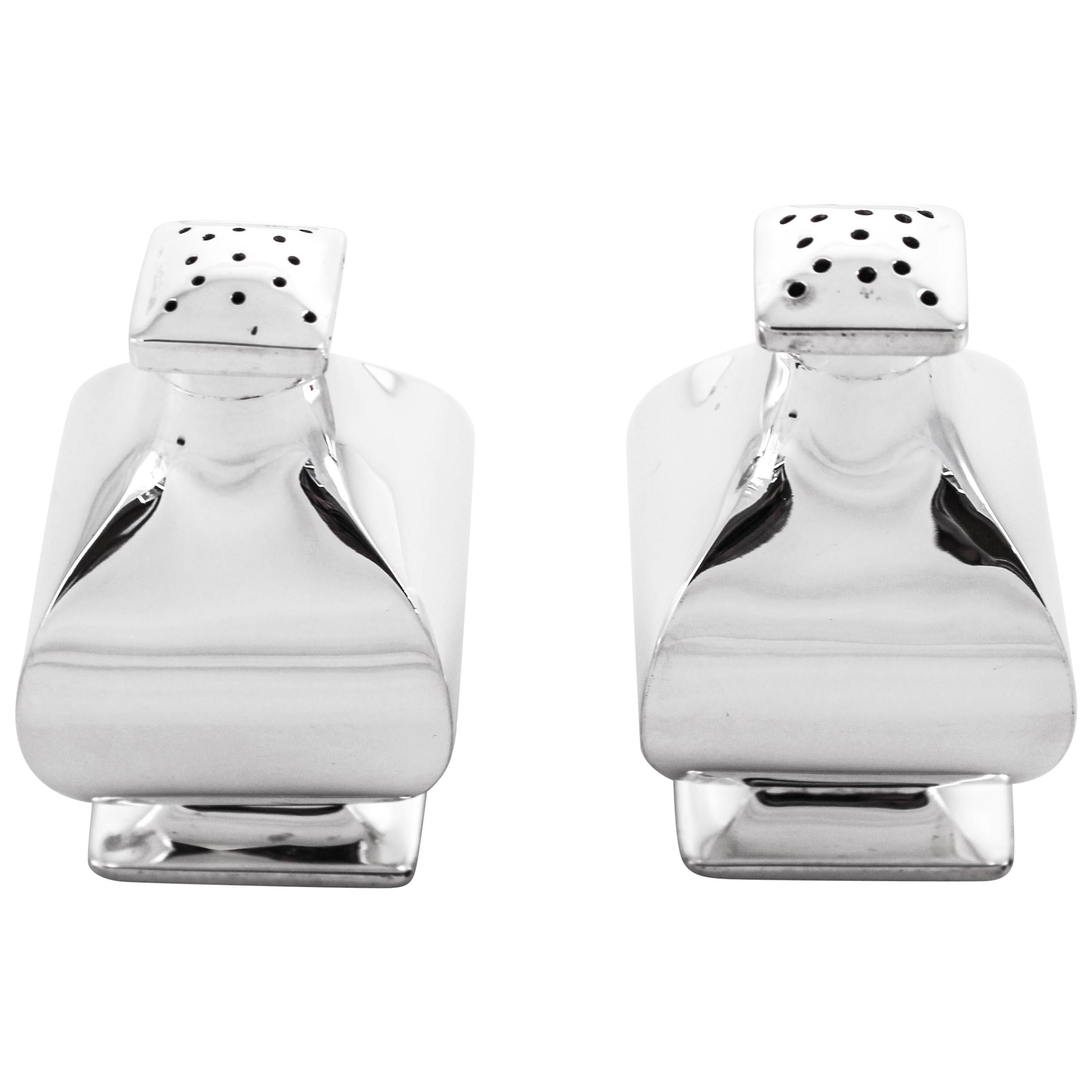 Midcentury Sterling Salt/Pepper Shakers