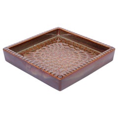 Midcentury Stig Lindberg "Domino" Cermic Tray, Gustavsberg, 1950s