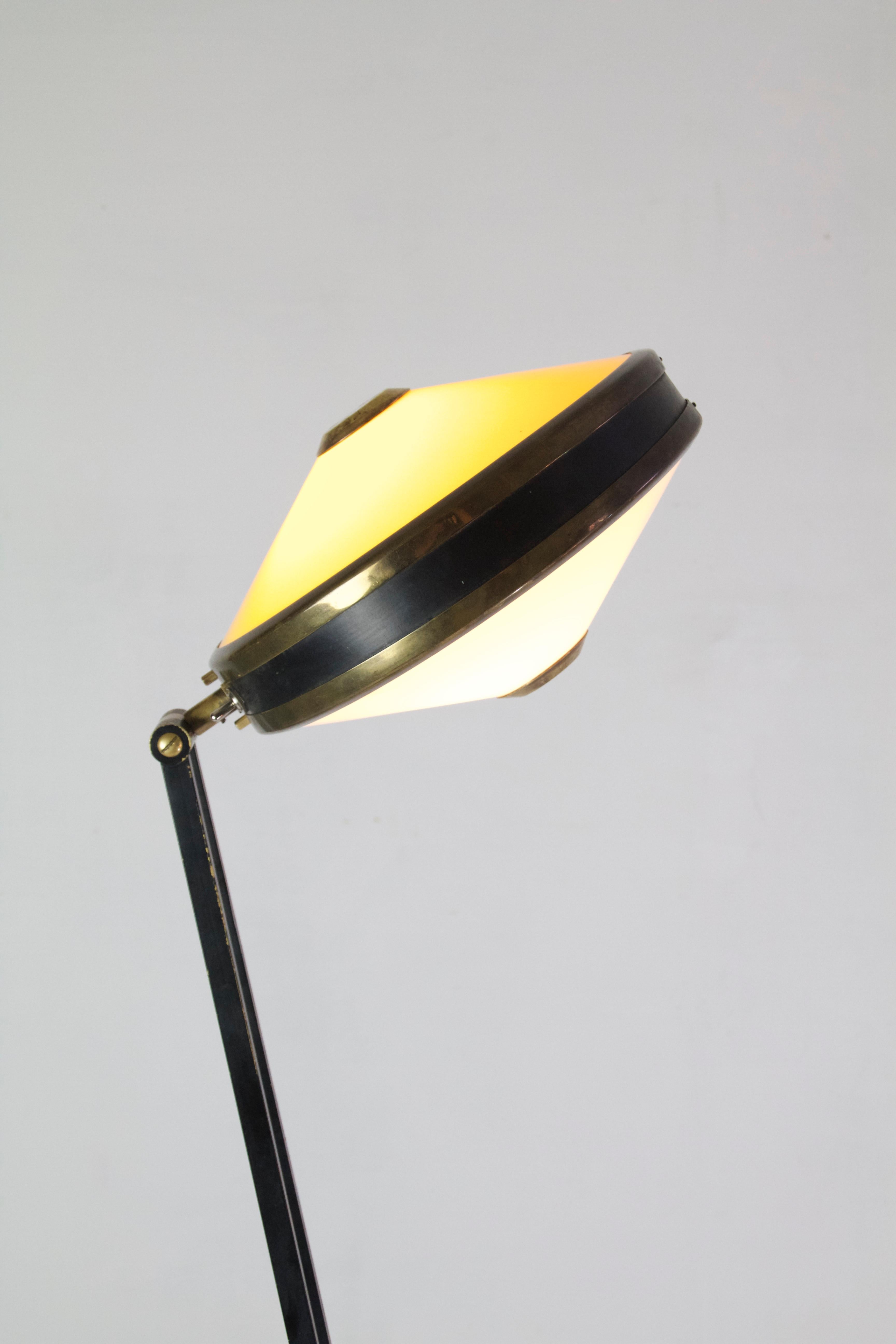 Midcentury Stilnovo Adjustable Standard Lamp Model 4067 6