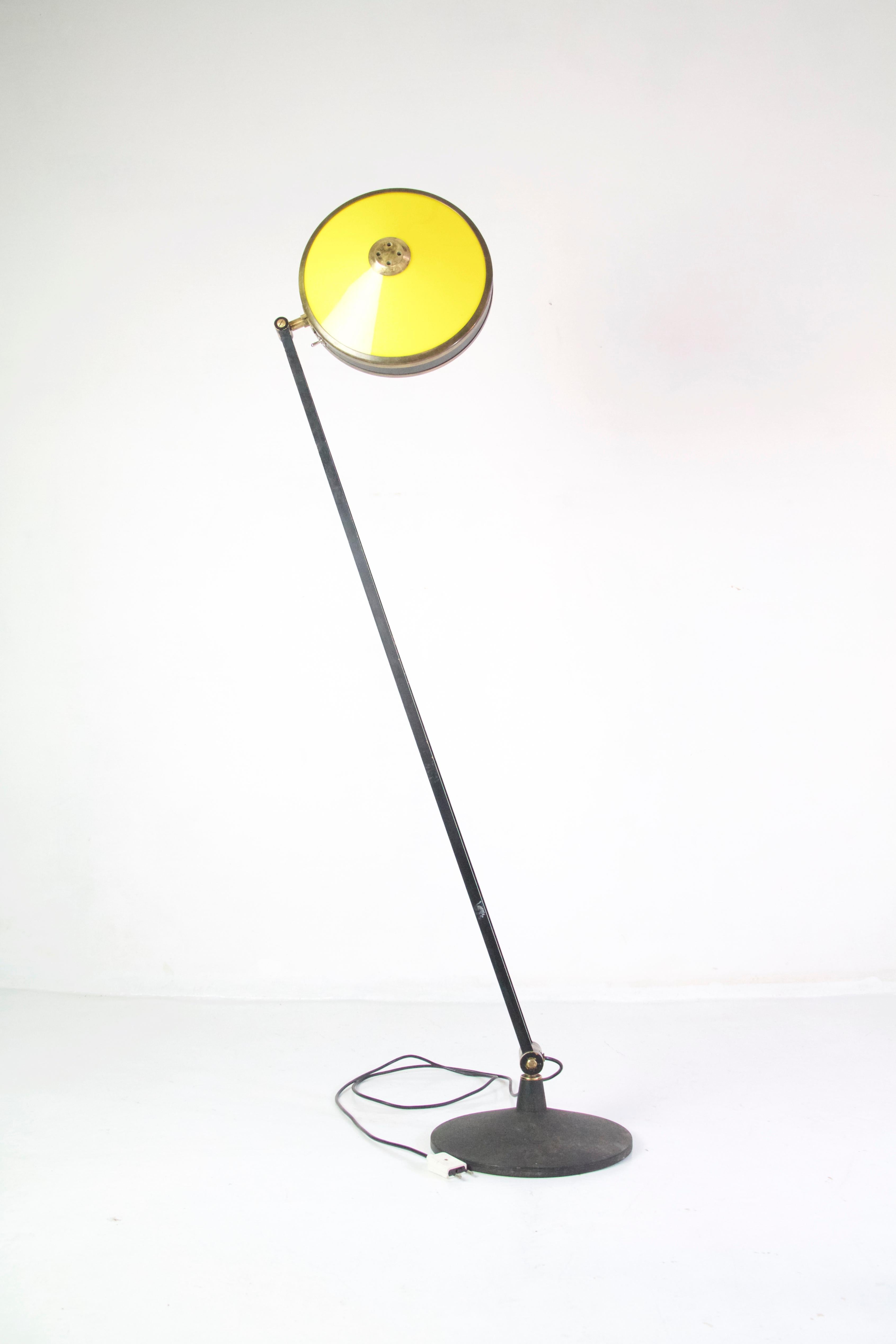 Midcentury Stilnovo Adjustable Standard Lamp Model 4067 2