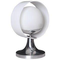 Stilux Milano „Capri“-Tischlampe aus Plexiglas und Opalglas aus der Mitte des Jahrhunderts, 1960er Jahre