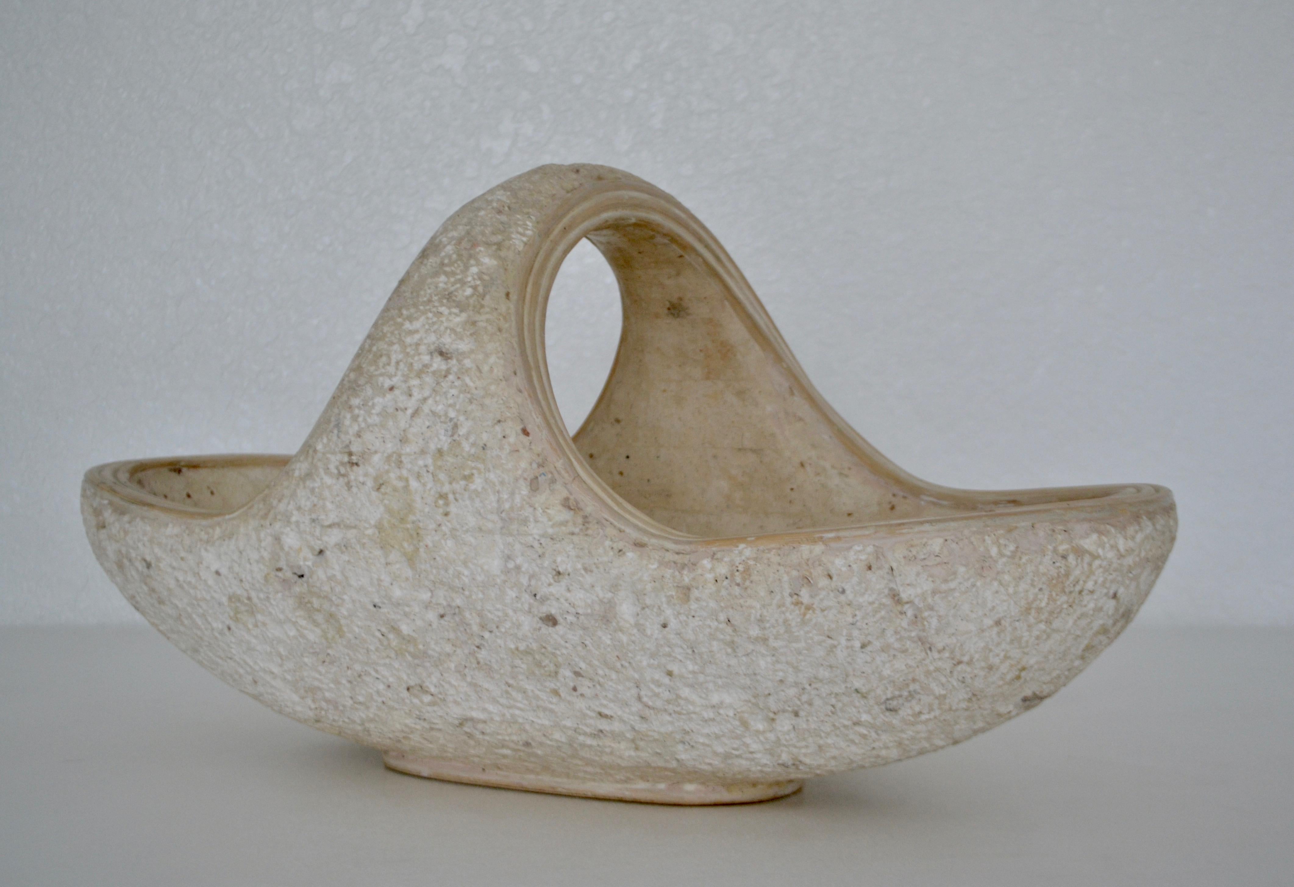 Mid-Century Modern Midcentury Stone Bowl For Sale