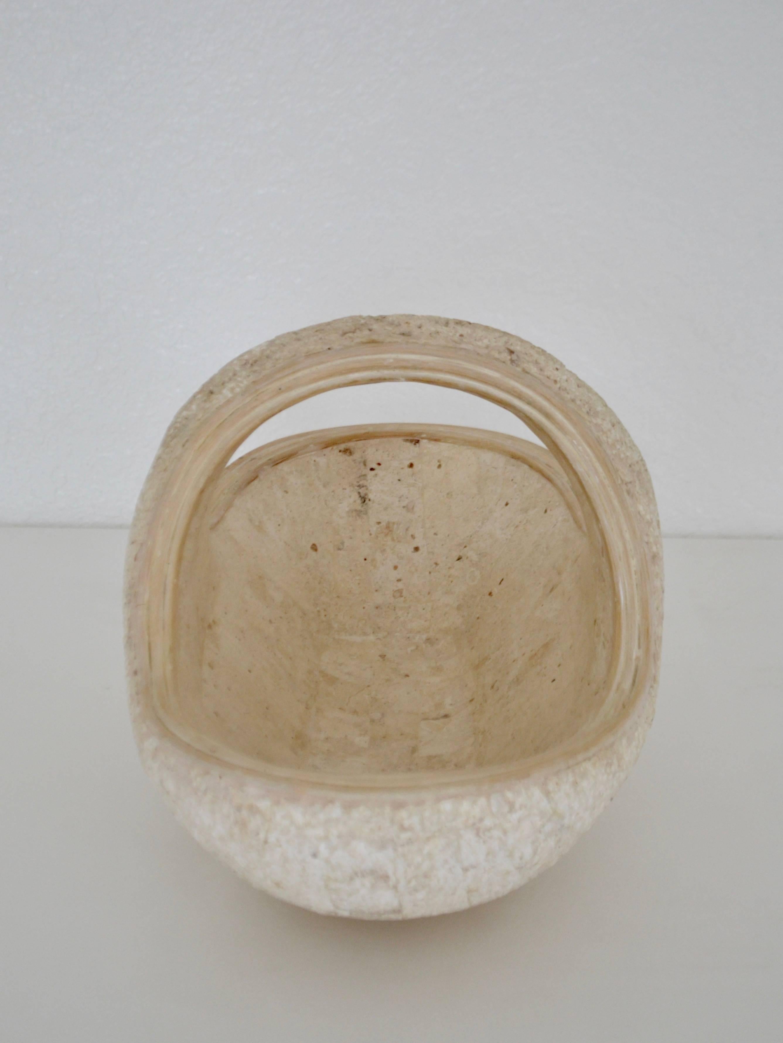 Mid-20th Century Midcentury Stone Bowl For Sale