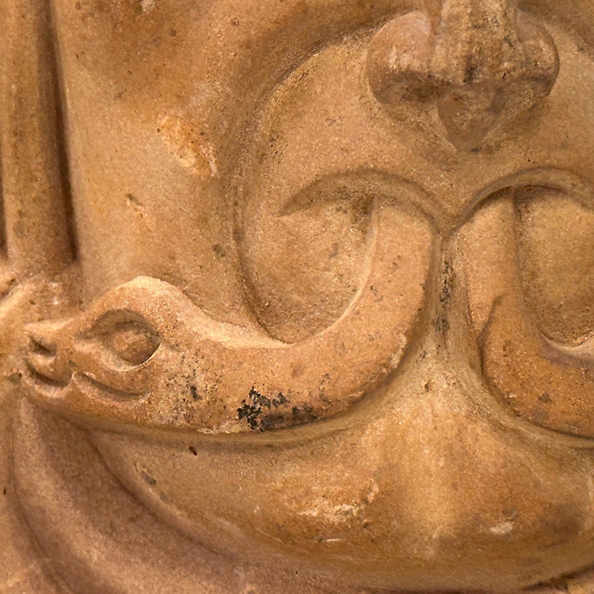 Midcentury Stone Sculpture In Good Condition For Sale In New York, NY