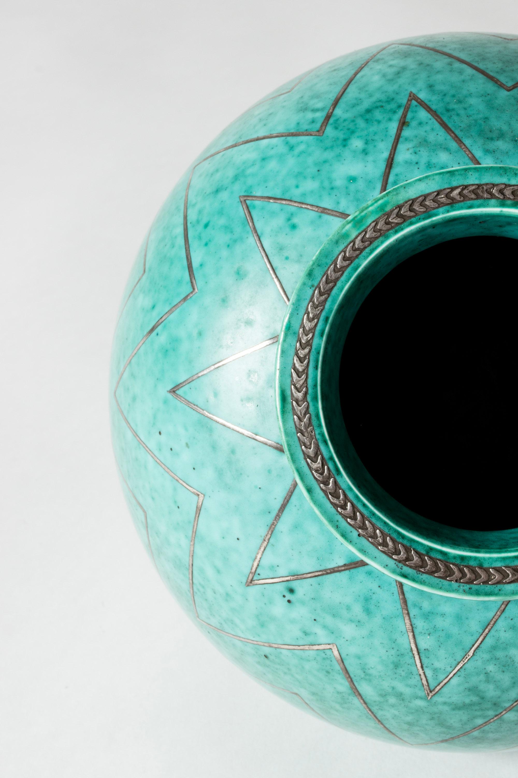 Vaso di metà secolo in gres 
