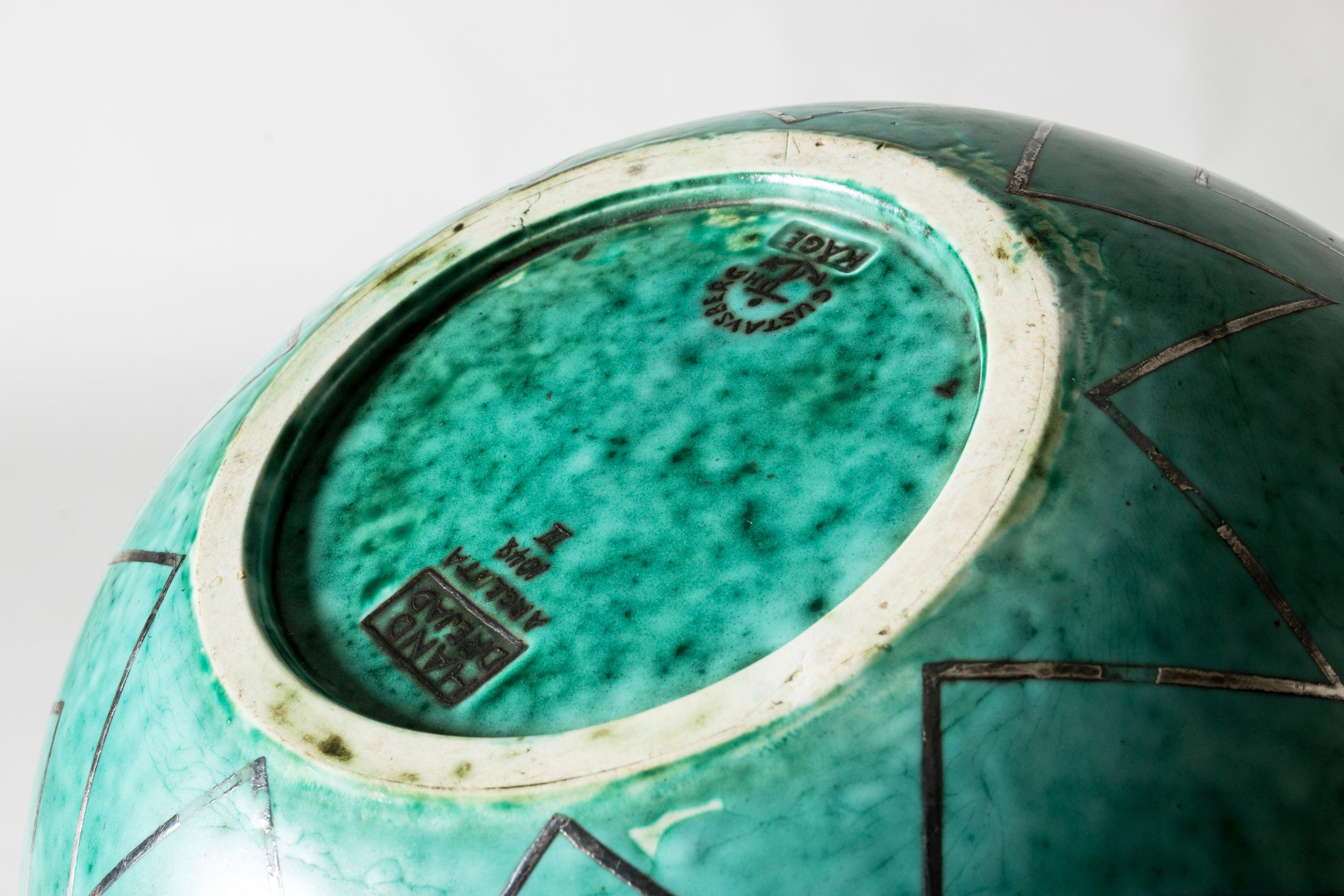 Metà XX secolo Vaso di metà secolo in gres 