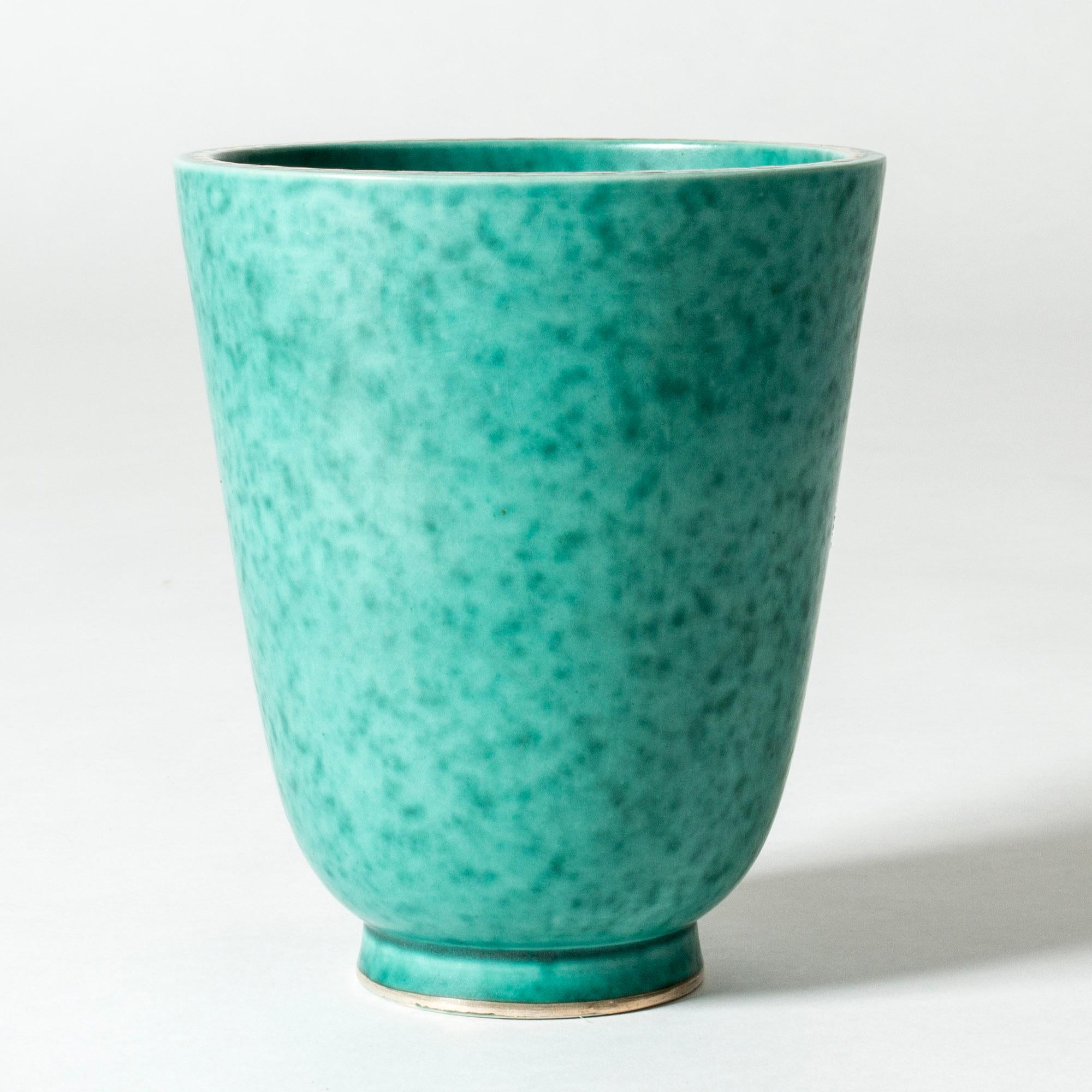 Scandinavo moderno Vaso di metà secolo in gres 