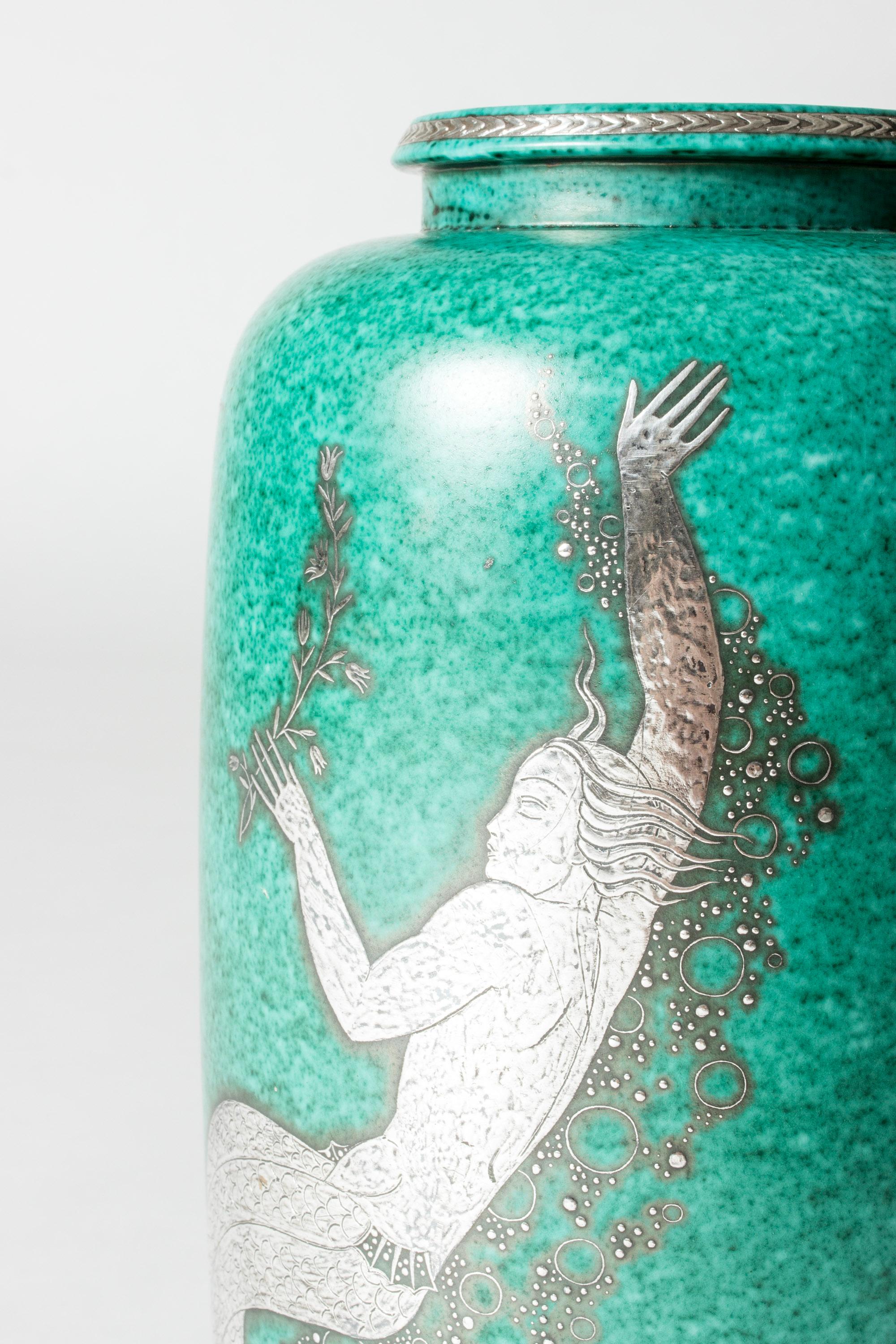 Svedese Vaso di metà secolo in gres 