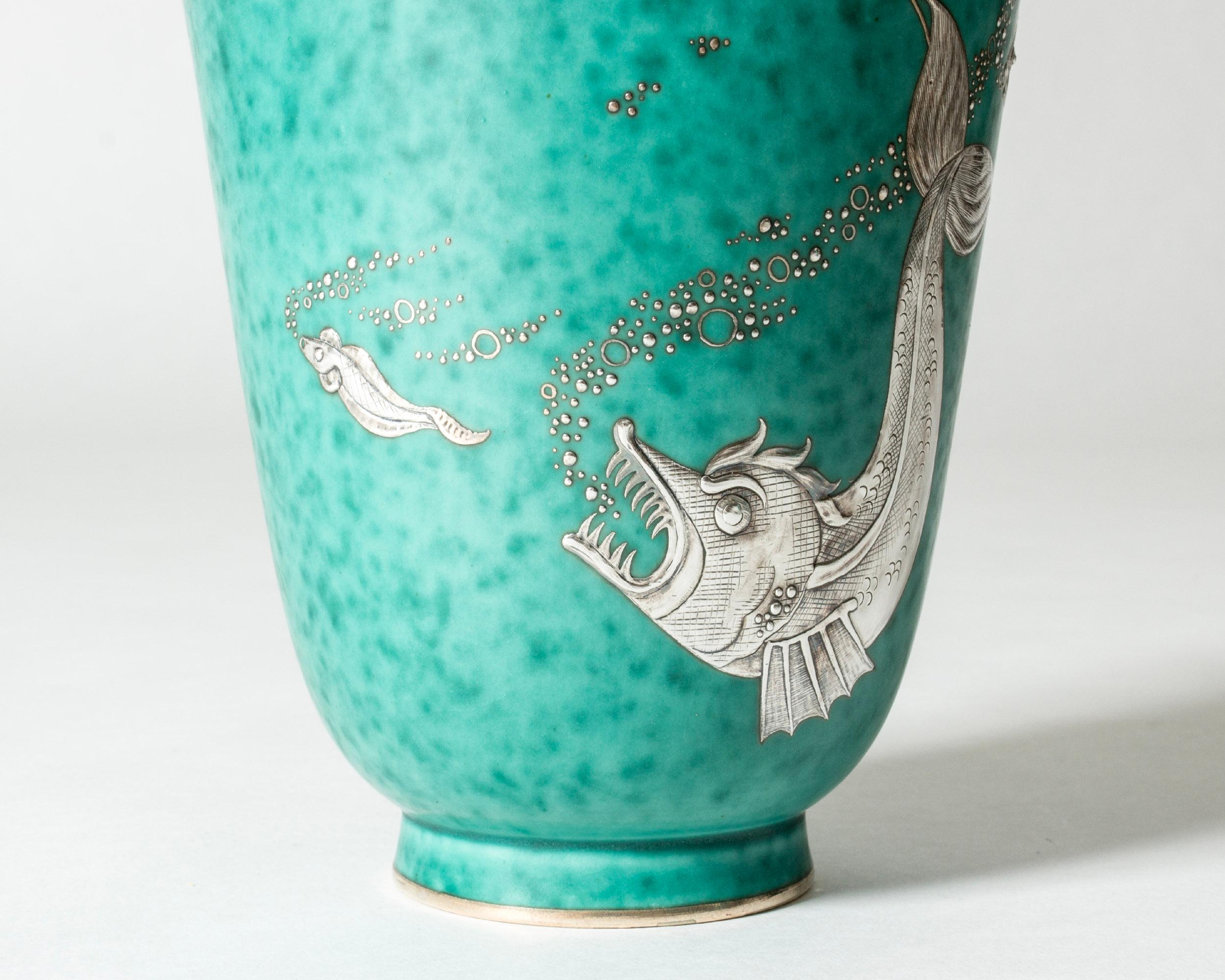 Vaso di metà secolo in gres 