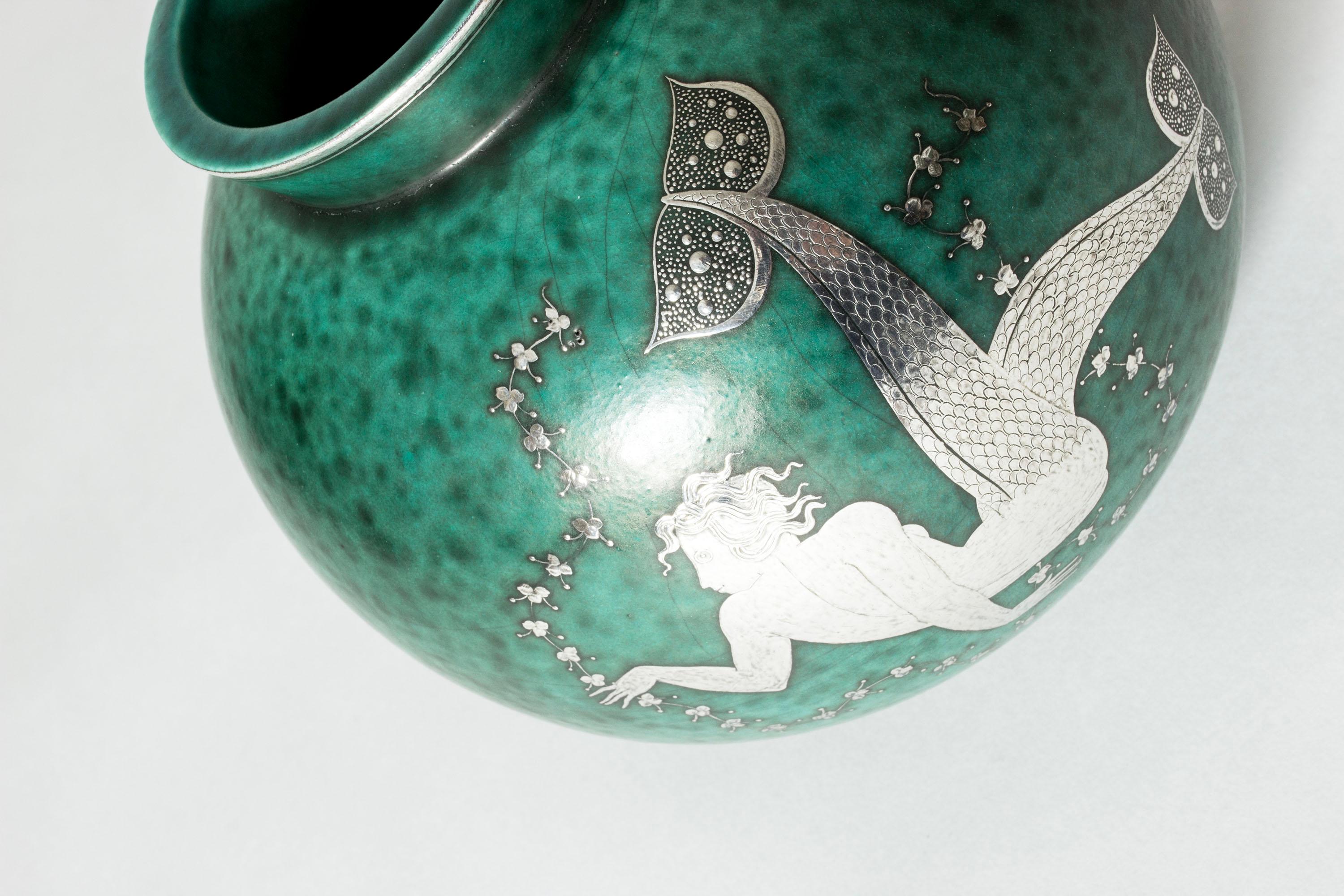 Vaso di metà secolo in gres 